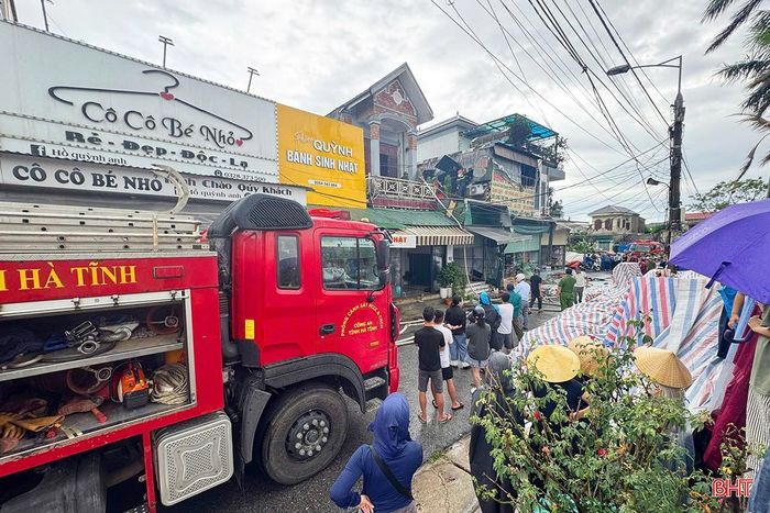Vụ hỏa hoạn may mắn không gây thiệt hại về người nhưng khiến nhiều tài sản bị thiêu rụi.