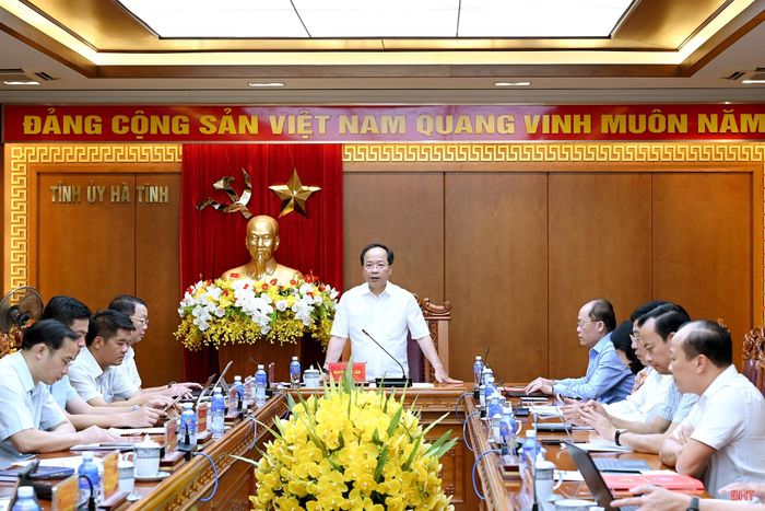 Ban Chỉ đạo phòng, chống tham nhũng, lãng phí, tiêu cực tỉnh Hà Tĩnh tổ chức phiên họp thứ 13.
