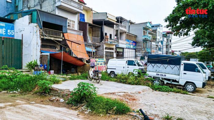 Nhiều khu vực đã có mặt bằng, nhưng chưa được thi công.