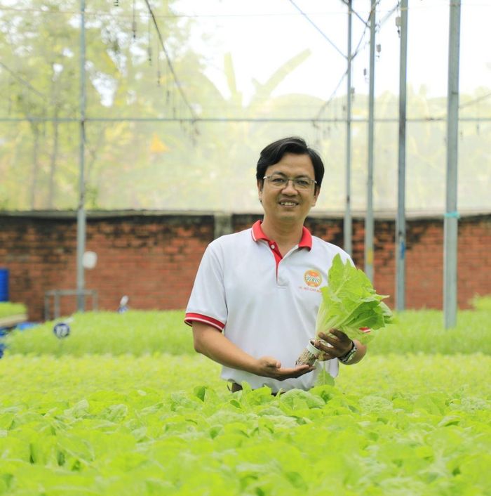 Anh Lâm Ngọc Tuấn, Giám đốc HTX Nông nghiệp Tuấn Ngọc.