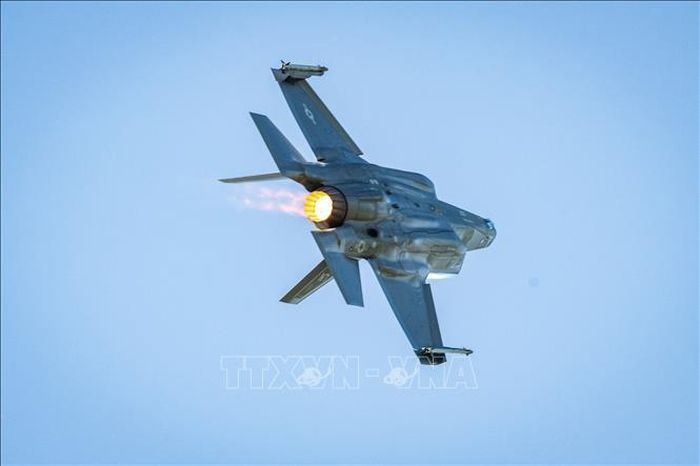 Tiêm kích F-35 do Mỹ sản xuất. Ảnh tư liệu: PAP/TTXVN