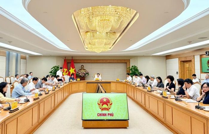 Phó Thủ tướng Chính phủ Lê Tiến Châu chủ trì cuộc họp. Ảnh: chinhphu.vn
