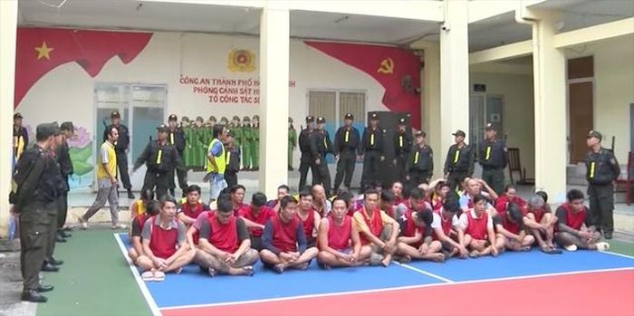 Ban chuyên án đã bắt giữ 150 đối tượng liên quan 2 đường dây đánh bạc. Ảnh: Công an Tp.HCM