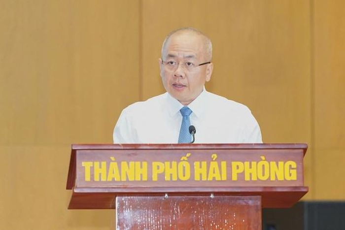 Ông Đỗ Thành Trung, Bí thư Đảng ủy, Chủ tịch UBND thành phố Hải Phòng. Ảnh: UBND thành phố Hải Phòng.