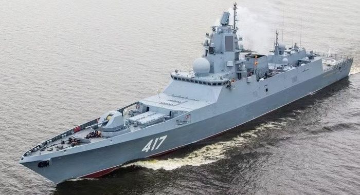 Tàu khu trục lớp Admiral Gorshkov - Lớp tàu chiến mặt nước nặng nhất được chế tạo ở Nga thời hậu Xô Viết. Ảnh: MW.