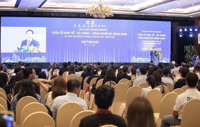 Sáng 7/7, Tuần lễ Kinh tế, Tài chính và Công nghệ Đà Nẵng 2026 (Da Nang Business, Finance and Technology Week 2026 - DBFTW 2026) khai mạc.