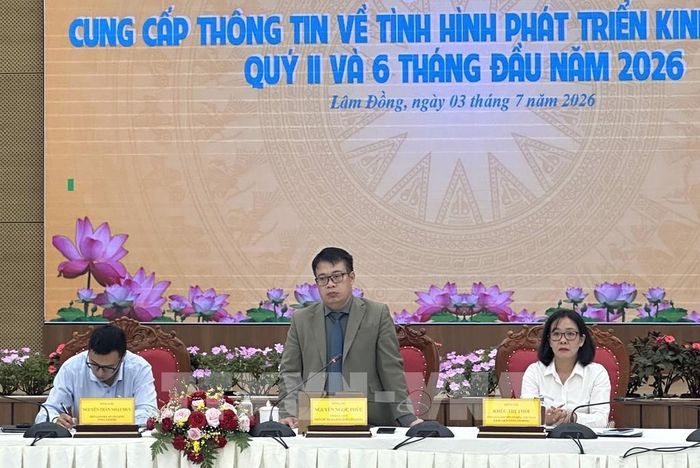 Phó chủ tịch UBND tỉnh Lâm Đồng Nguyễn Ngọc Phúc khẳng định sẽ tăng tốc giải ngân vốn đầu tư công trong 6 tháng cuối năm 2026. Ảnh Chu Quốc Hùng - TTXVN