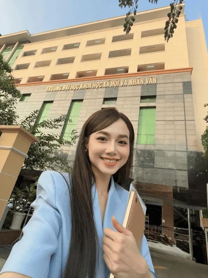 Đinh Ngọc Diệp quyết định quay lại việc học ở tuổi 41. (Nguồn: FBNV)