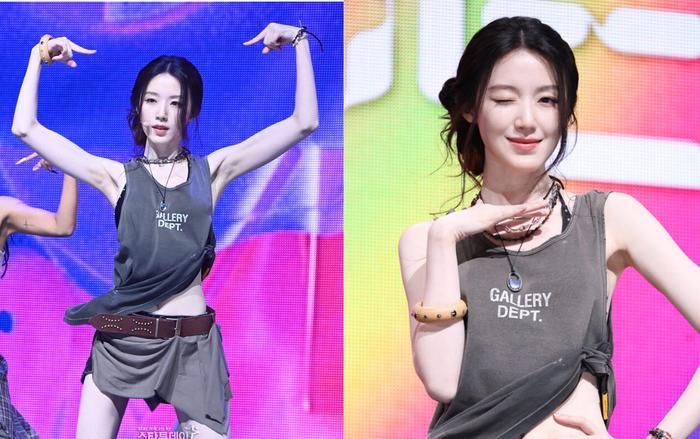 Shuhua gây chú ý với vóc dáng gầy đi rõ rệt. (Nguồn: Koreaboo)