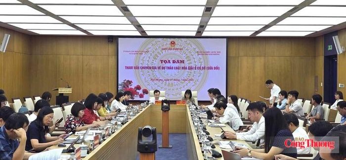 Các đại biểu tham gia tọa đàm. Ảnh: Thu Anh