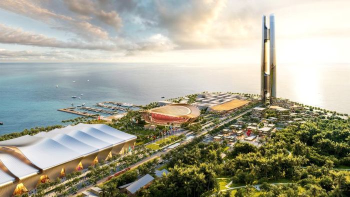 Phối cảnh Trung tâm Hội nghị APEC.