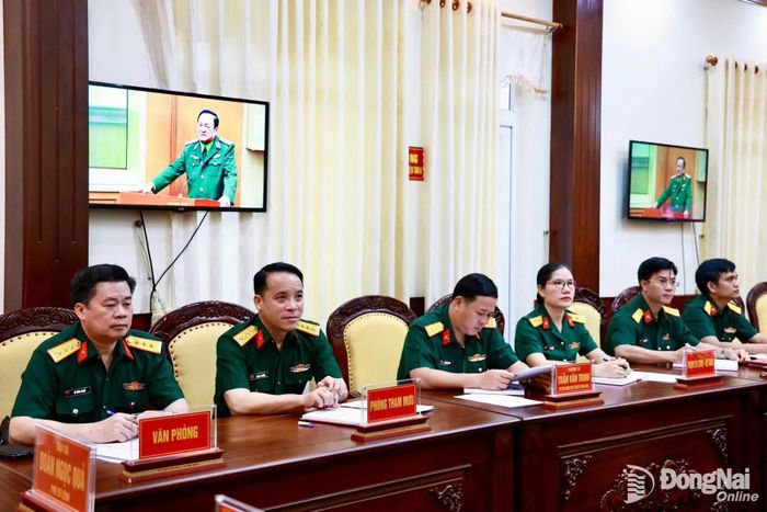 Các đại biểu dự Hội nghị sơ kết 6 tháng đầu năm 2026 về công tác tư pháp, thanh tra, pháp chế, kiểm toán và công tác 1389.