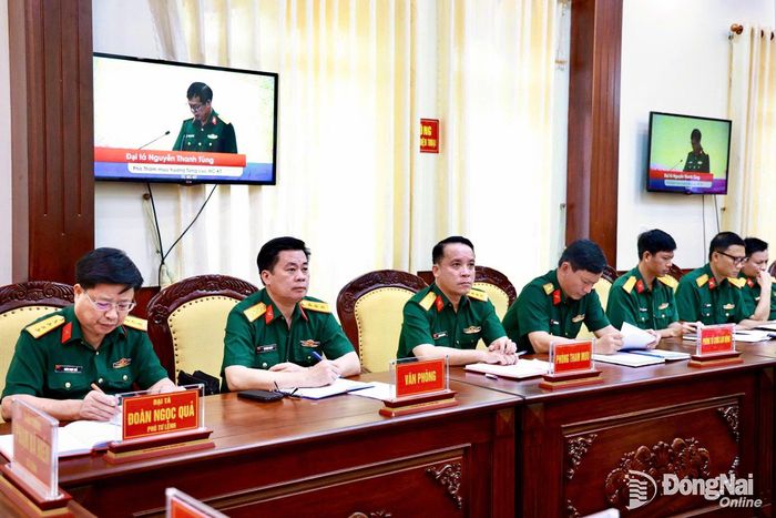 Các đại biểu tham dự hội nghị rút kinh nghiệm công tác an toàn trong Bộ Quốc phòng.