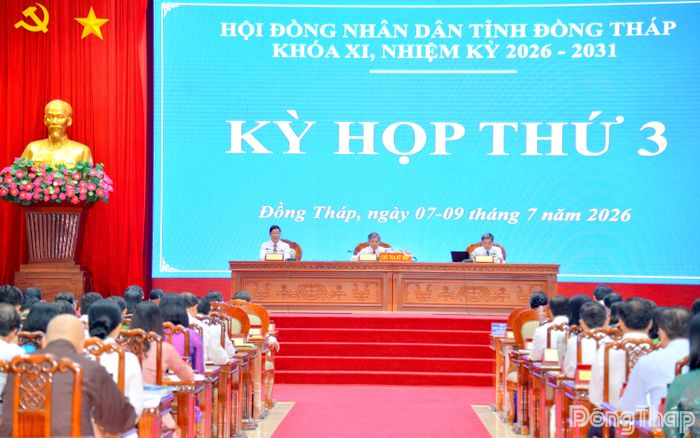 Quang cảnh kỳ họp.