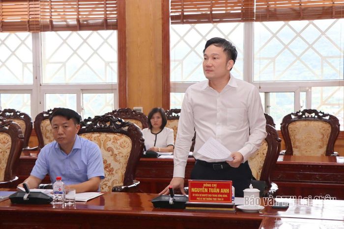 Đồng chí Nguyễn Tuấn Anh – Phó Bí thư Thường trực Tỉnh ủy, Phó Trưởng Ban Chỉ đạo PCTNLPTC tỉnh chủ trì phiên họp.