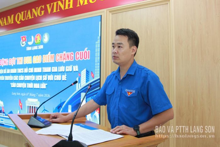 Lãnh đạo Tỉnh đoàn phát động đợt thi đua cao điểm thực hiện Đề án Đoàn TNCS Hồ Chí Minh tham gia lưu giữ và tuyên truyền các câu chuyện lịch sử