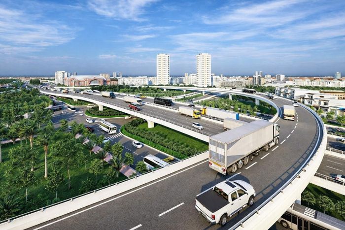 Đây là nút giao thông 4 tầng đầu tiên của TP. HCM