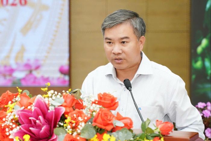 Đại diện UBND xã Đức Trọng (Lâm Đồng) hưởng ứng phong trào thi đua tại lễ phát động