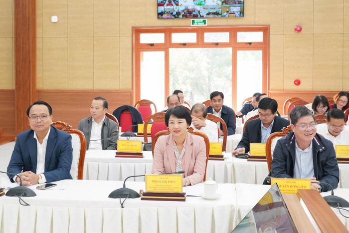 Các đồng chí: Đặng Hồng Sỹ, Phó Bí thư Thường trực Tỉnh ủy; Phạm Thị Phúc, Phó Bí thư Tỉnh ủy, Chủ tịch Ủy ban MTTQ Việt Nam tỉnh; Nguyễn Hồng Hải, Ủy viên Ban Thường vụ Tỉnh ủy, Phó Chủ tịch UBND tỉnh tham dự