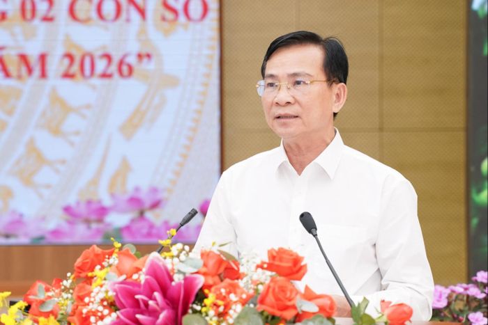 Ủy viên Ban Chấp hành Trung ương Đảng, Phó Bí thư Tỉnh ủy, Chủ tịch UBND tỉnh Hồ Văn Mười phát động phong trào thi đua “180 ngày đêm quyết tâm thực hiện thắng lợi mục tiêu tăng trưởng “2 con số” trên địa bàn tỉnh Lâm Đồng năm 2026”