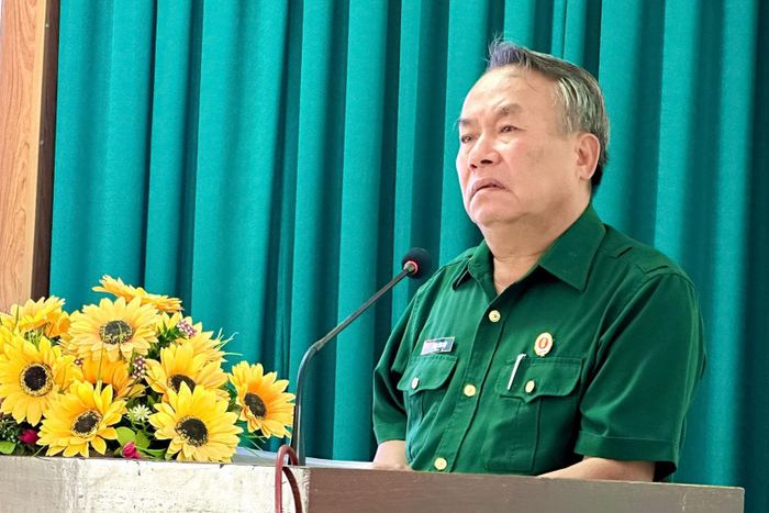 Ông Dương Công Hiệp, Phó Chủ tịch Ủy ban MTTQ Việt Nam tỉnh, Chủ tịch Hội CCB tỉnh Lâm Đồng