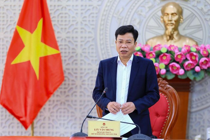 Phó Bí thư Tỉnh ủy, Chủ tịch HĐND tỉnh Lâm Đồng Lưu Văn Trung phát biểu bế mạc Phiên họp thứ 8 của Thường trực HĐND tỉnh