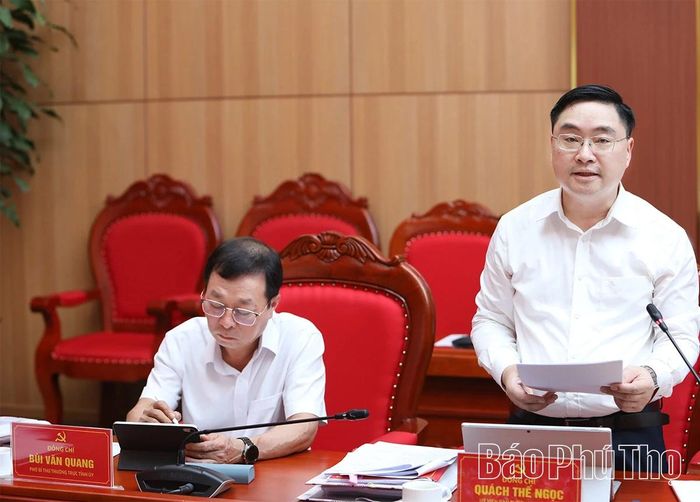 Thành viên BCĐ báo cáo kết quả 6 tháng đầu năm 2026.