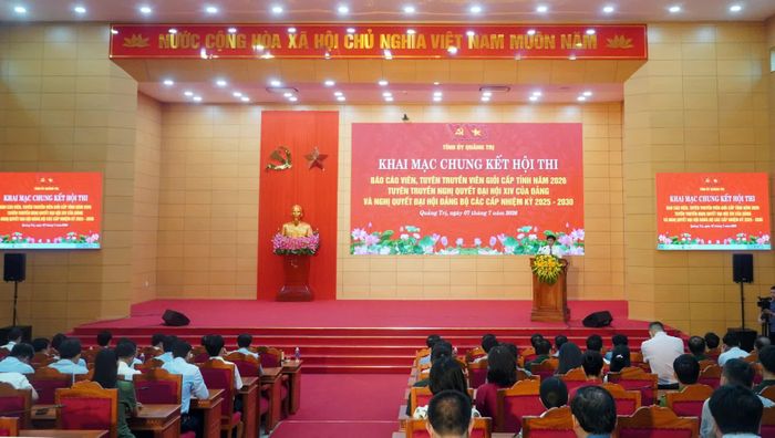 Quang cảnh hội thi - Ảnh: N.M