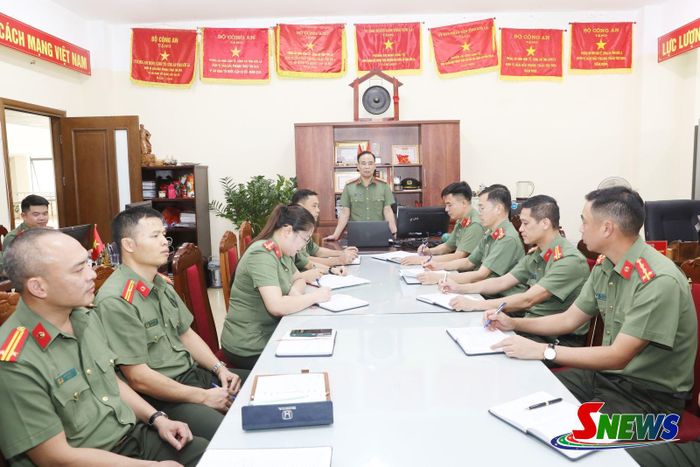 Phòng An ninh kinh tế họp triển khai nhiệm vụ.