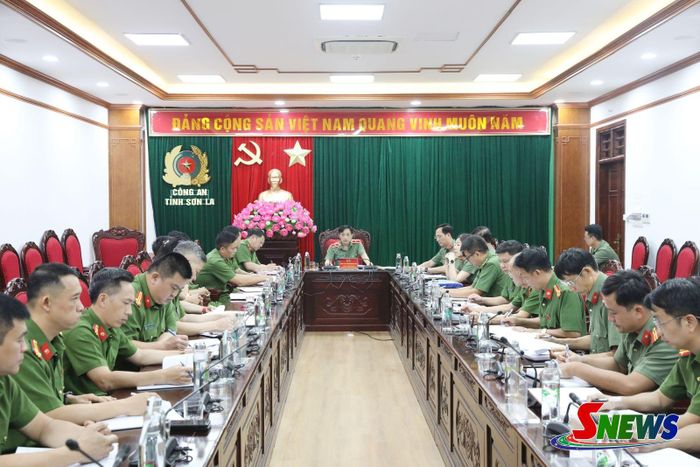 Công an tỉnh họp triển khai nhiệm vụ.
