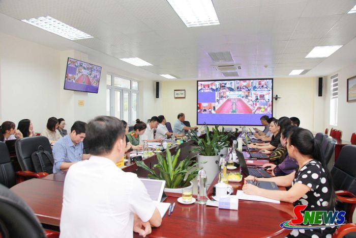 Hội nghị được trực tuyến tới các địa phương trên cả nước.
