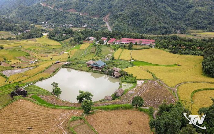 Cánh đồng Nà Mặn là một trong những điểm ngắm cảnh đồng lúa đẹp nhất ở Đồng Phúc.