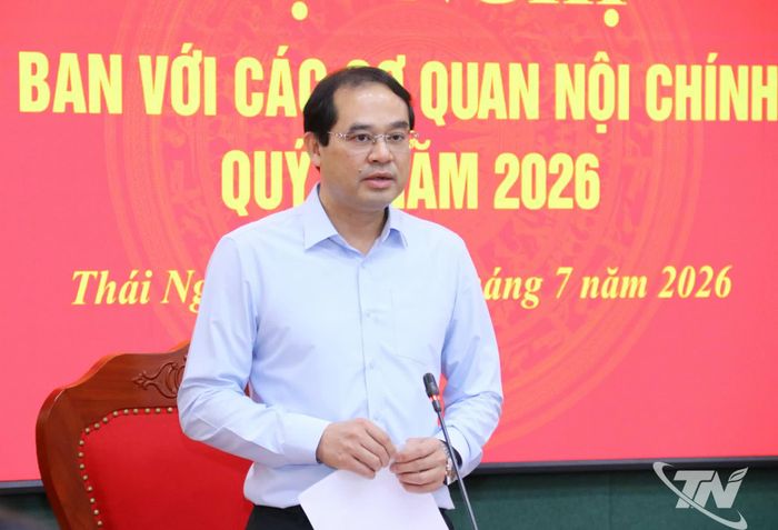 Đồng chí Bí thư Tỉnh ủy Thái Nguyên Trịnh Xuân Trường kết luận Hội nghị giao ban.