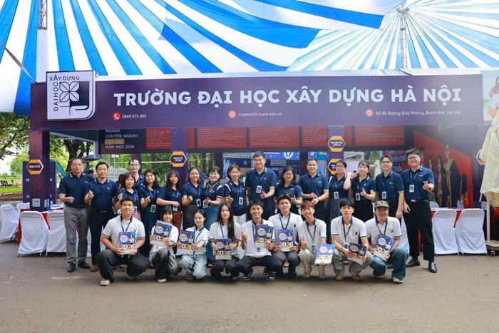 Trường Đại học Xây dựng Hà Nội vừa công bố mức điểm nhận đăng ký xét tuyển đại học chính quy năm 2026 (Ảnh nhà trường).