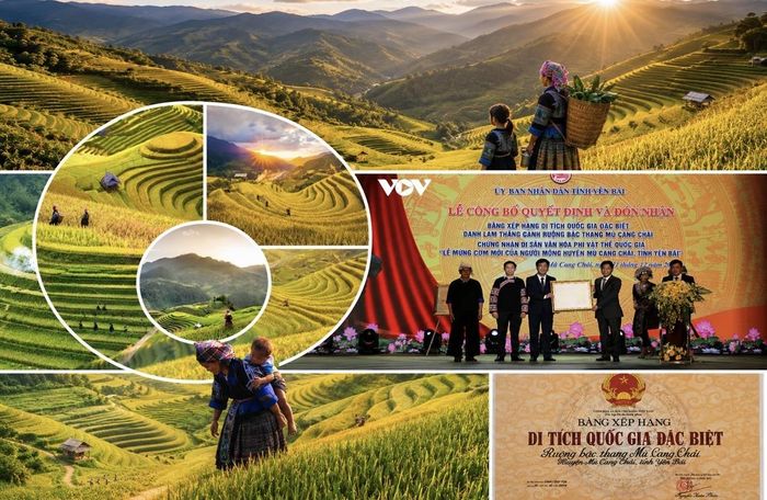 Chú thích ảnh: Ruộng bậc thang Mù Cang Chải là Di tích Quốc gia đặc biệt và là biểu tượng văn hóa của vùng cao Lào Cai. Ảnh: laocai.gov.vn