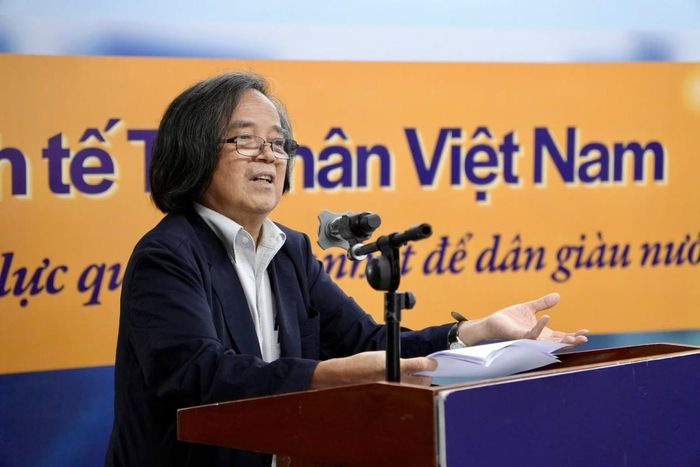 GS Trần Văn Thọ, Giáo sư danh dự Đại học Waseda (Nhật Bản). Ảnh: Hiệp hội Doanh nghiệp Hàng Việt Nam Chất lượng cao