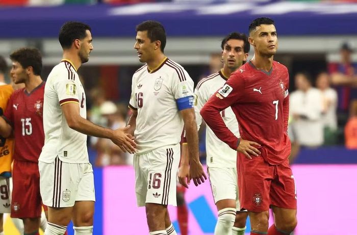 Ronaldo khép lại hành trình World Cup 2026. Ảnh: Reuters.