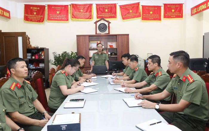 Phòng An ninh kinh tế Công an tỉnh Sơn La triển khai nhiệm vụ công tác.