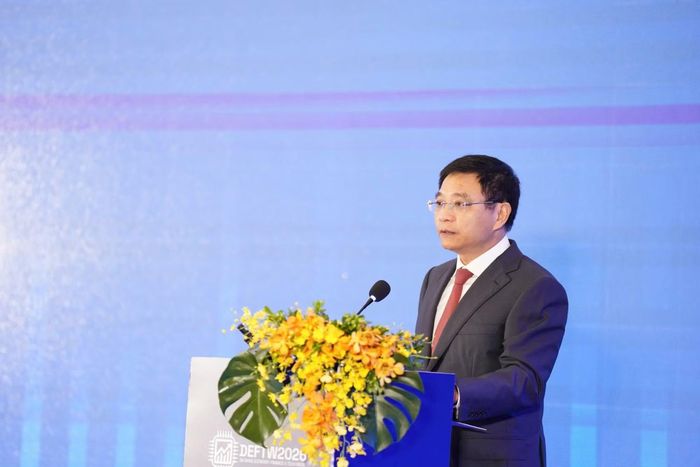 Phó Thủ tướng Chính phủ Nguyễn Văn Thắng phát biểu khai mạc Tuần lễ Kinh tế, Tài chính và Công nghệ Đà Nẵng năm 2026.