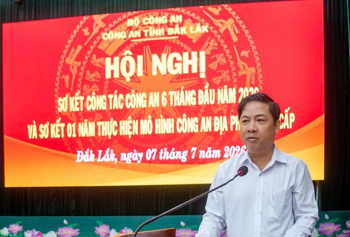 Bí thư Tỉnh ủy Đắk Lắk Lương Nguyễn Minh Triết phát biểu chỉ đạo hội nghị.