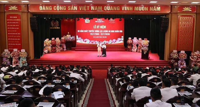 Quang cảnh lễ kỷ niệm.