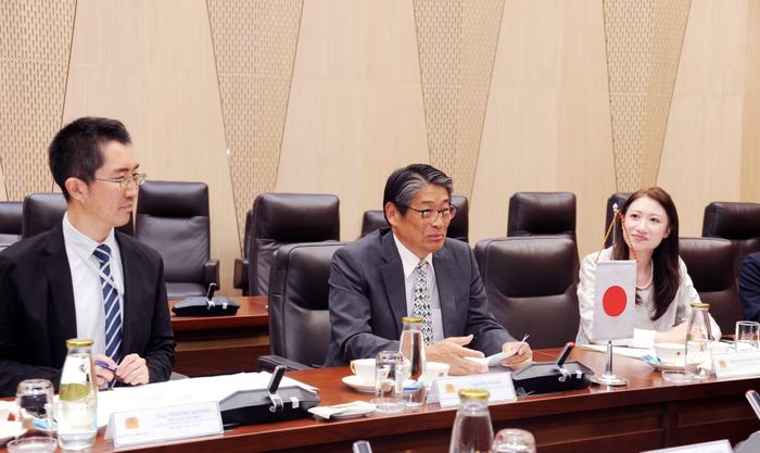 Đại sứ Nhật Bản tại Việt Nam Ito Naoki phát biểu tại buổi lễ.
