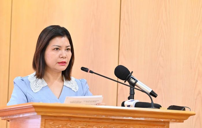 Bà Nguyễn Thúy Hiền, Phó Vụ trưởng Vụ Quản lý và Phát triển thị trường trong nước.