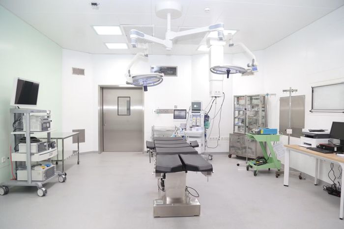Hệ thống máy móc được trang bị hiện đại.