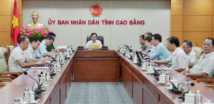 Các đại biểu tham dự hội nghị tại điểm cầu tỉnh.