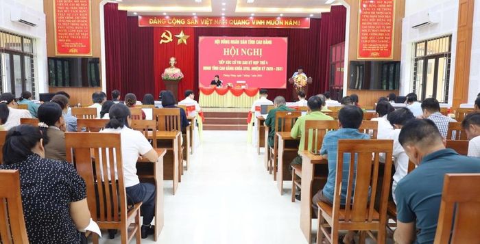 Tổ đại biểu số 4 HĐND tỉnh tiếp xúc cử tri tại xã Thông Nông.