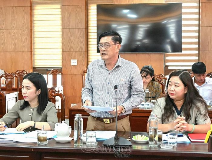 Đại tá Trương Dũng Tiến, Chủ tịch Hội Cựu chiến binh tỉnh, chia sẻ mô hình giúp hội viên phát triển kinh tế và kế hoạch thành lập Hội Doanh nhân cựu chiến binh.