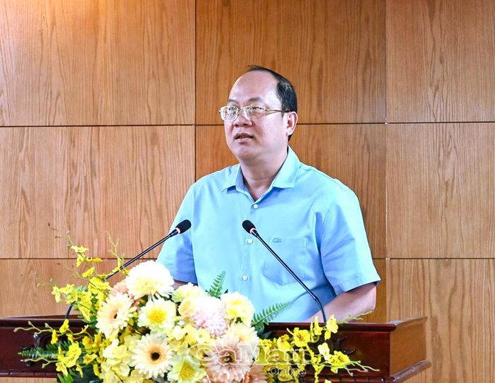 Bí thư Tỉnh ủy Nguyễn Hồ Hải phát biểu chỉ đạo tại hội nghị.