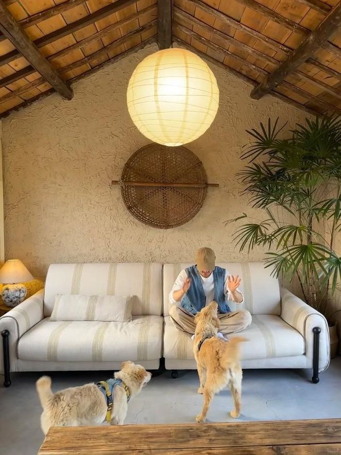 Một góc căn nhà sau khi sửa trở thành góc chill của gia chủ