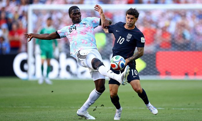 Đội tuyển Mỹ đấu với Bỉ ở vòng 1/8 World Cup 2026. (Ảnh: Reuters)